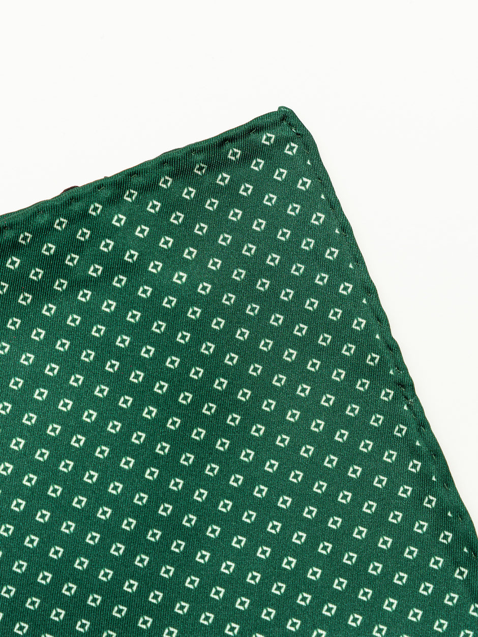Batista Eleganta Barbati Verde Cu Imprimeu BMan417 (2)