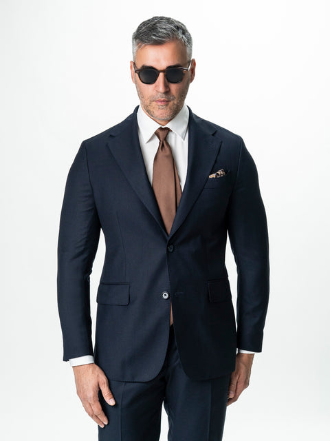 Costum Barbati Albastru All Season Amestec Lana Sarto BMan0018