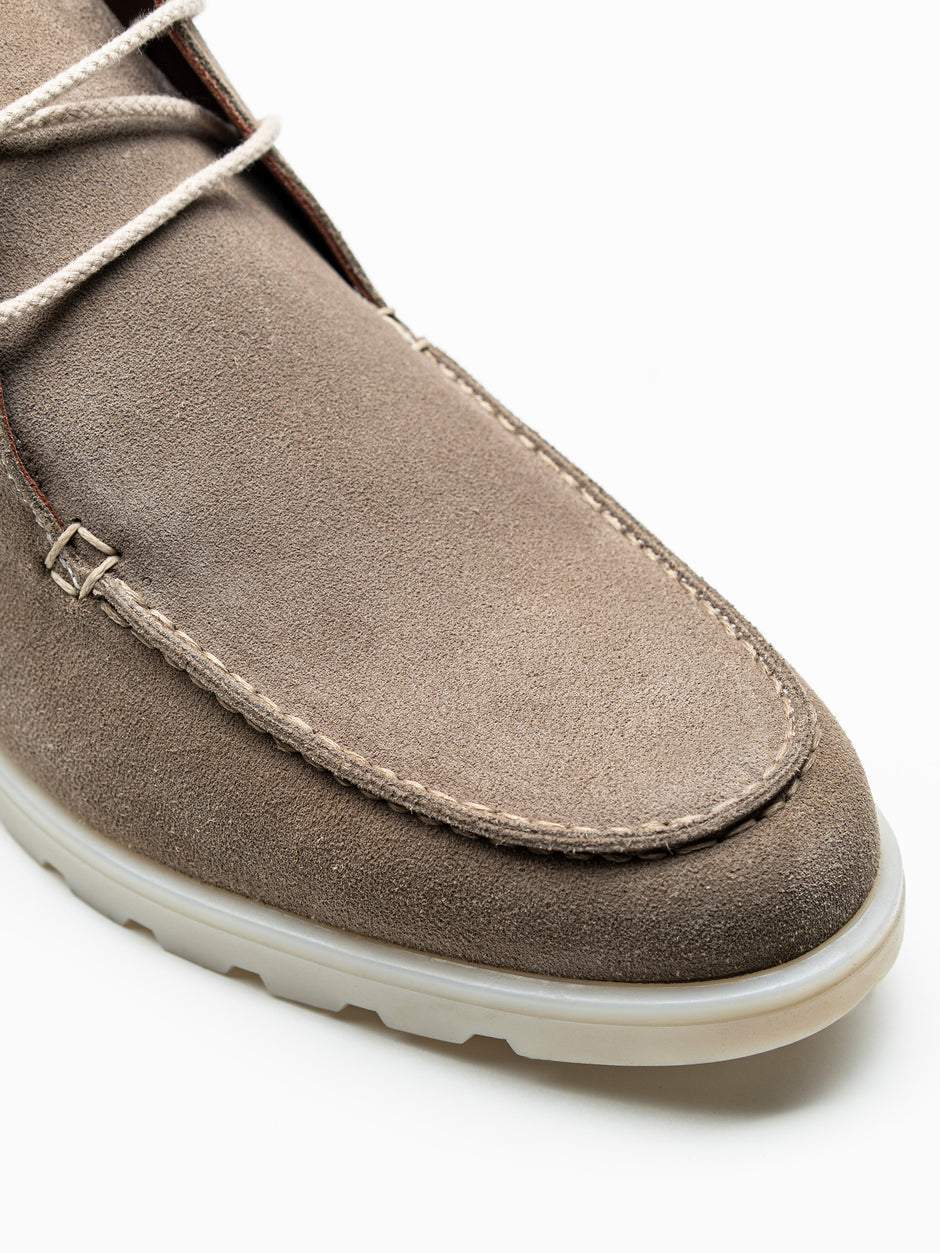 Ghete Barbati Crem Model Chukka Din Piele Intoarsa BMan148 (3)