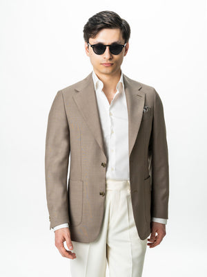 Sacou Barbati Bej 100% Lana Vitale Barberis BMan0076