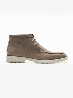 Ghete Barbati Crem Model Chukka Din Piele Intoarsa BMan148