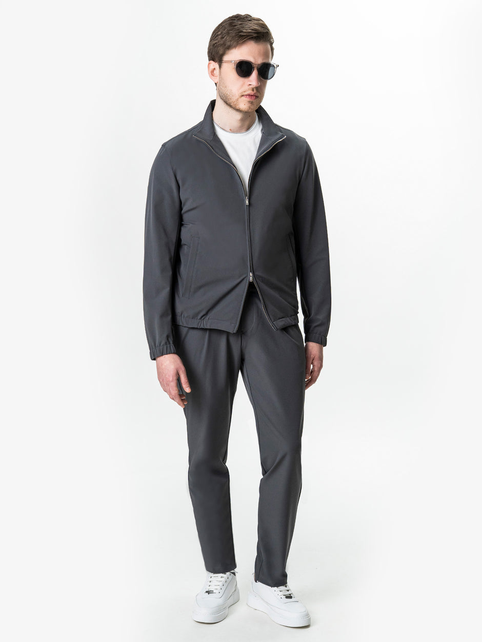 Jacheta Barbati Tip Overjacket Gri Antracit  BMan0006 (1)