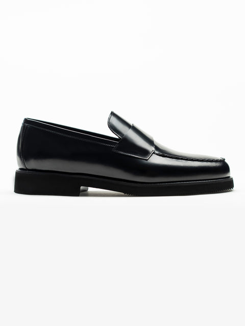 Mocasini Negri Barbati Piele Naturala Venetian Loafers BMan225