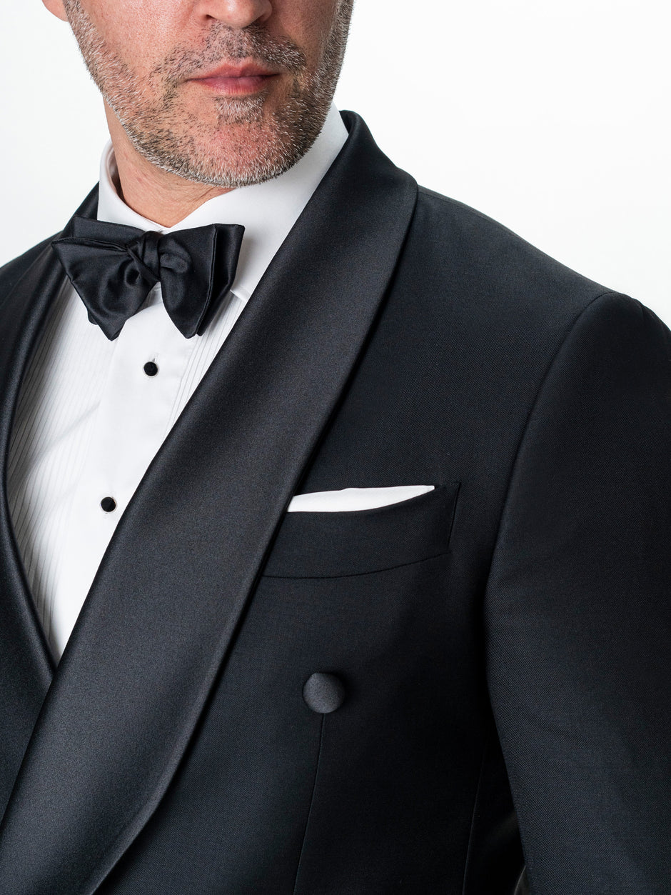 Costum Mire Smoking Negru din 100% Lana Vitale Barberis BMan344 (3)
