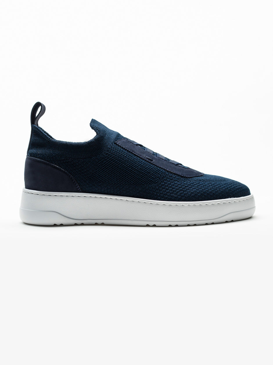 Pantofi Barbati Bleumarin Ultra Light Detalii Piele Bman0428 (2)