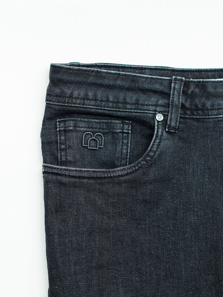 Blugi Barbati Gri Antracit Comfort Fit Denim T400 BMan0003 (11)