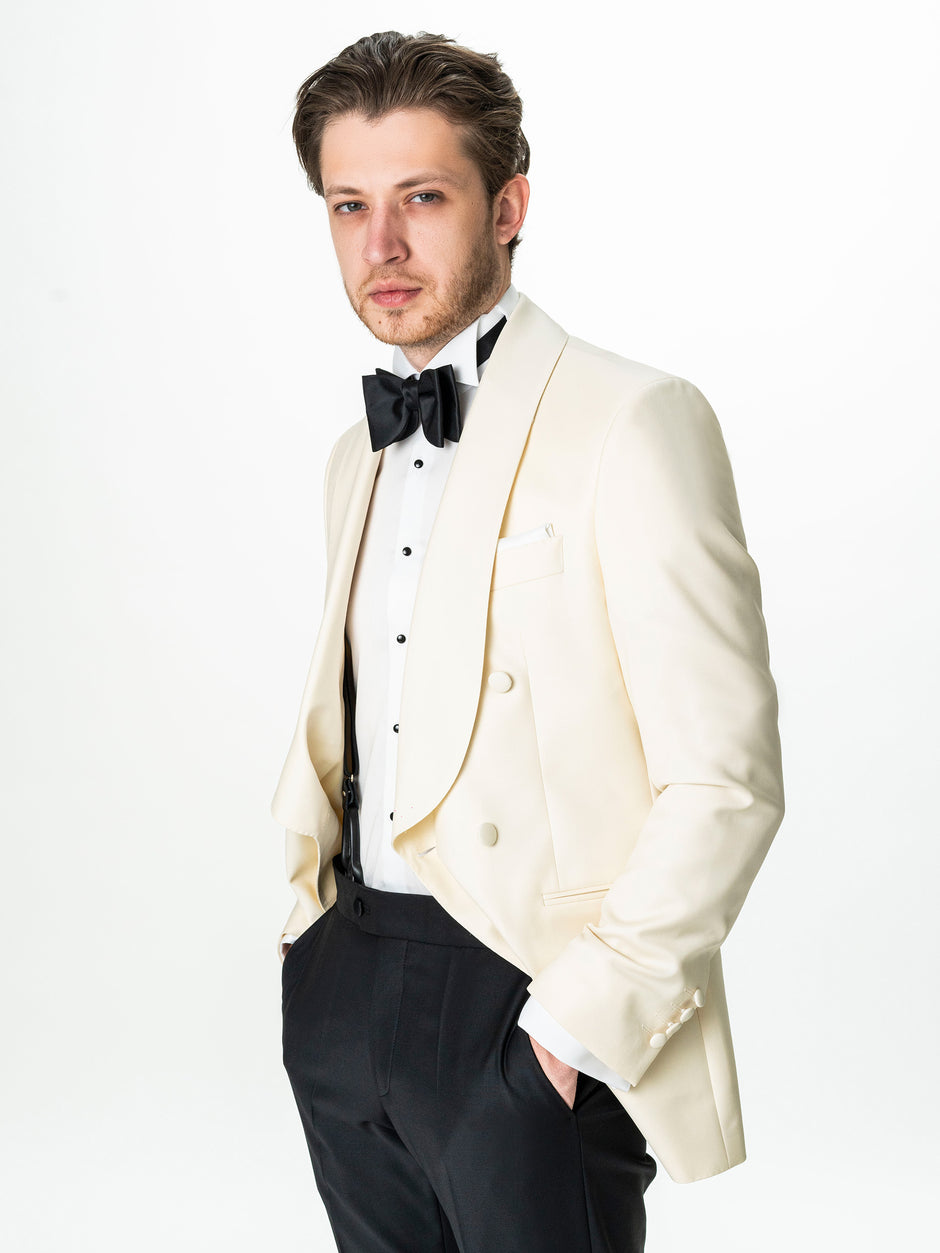 Costum Mire Smoking Crem Perla Lana Vitale Barberis BMan344 (7)
