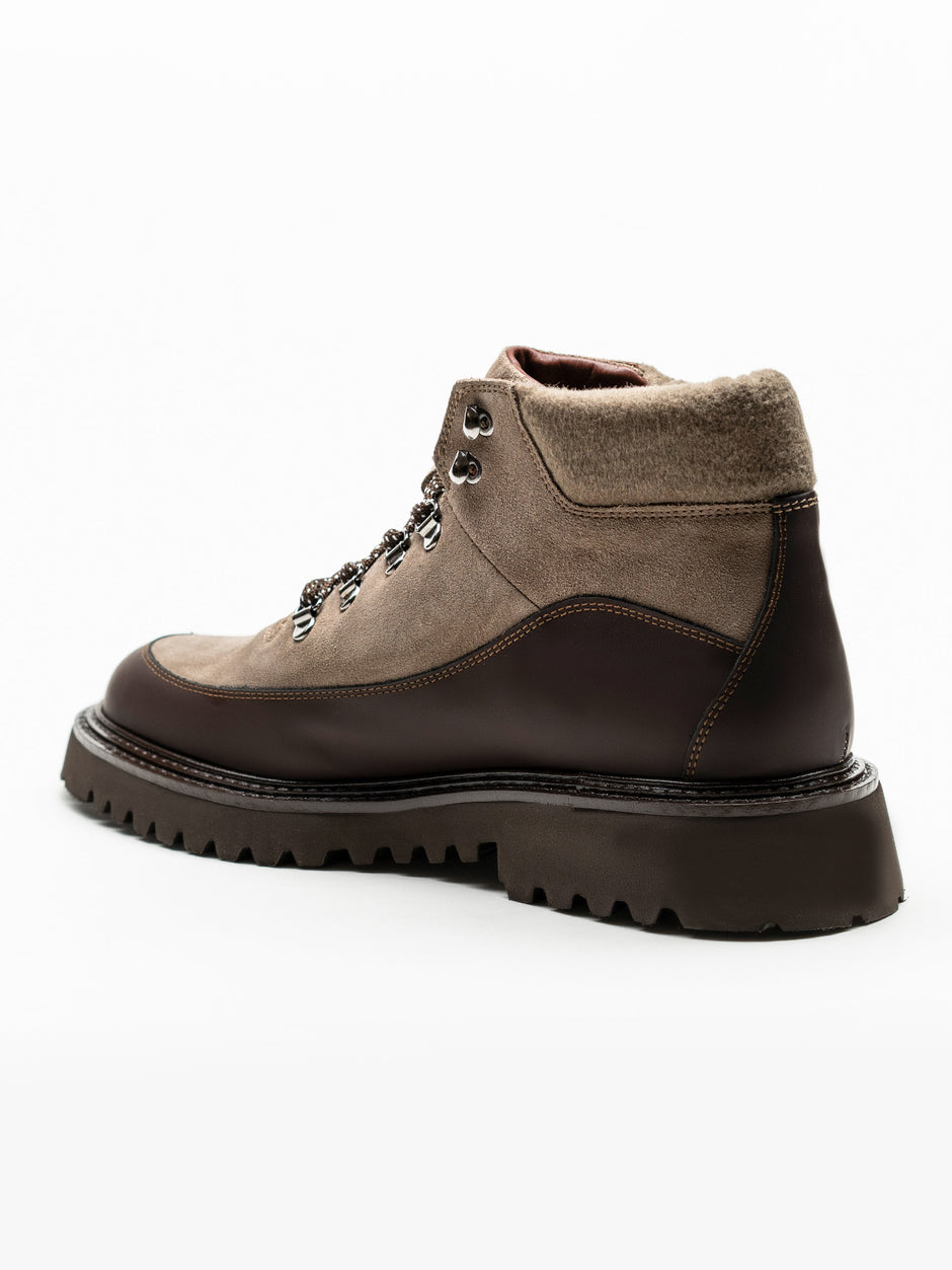 Ghete Barbati Crem Din Piele Cu Talpa EVA BMan152 (6)