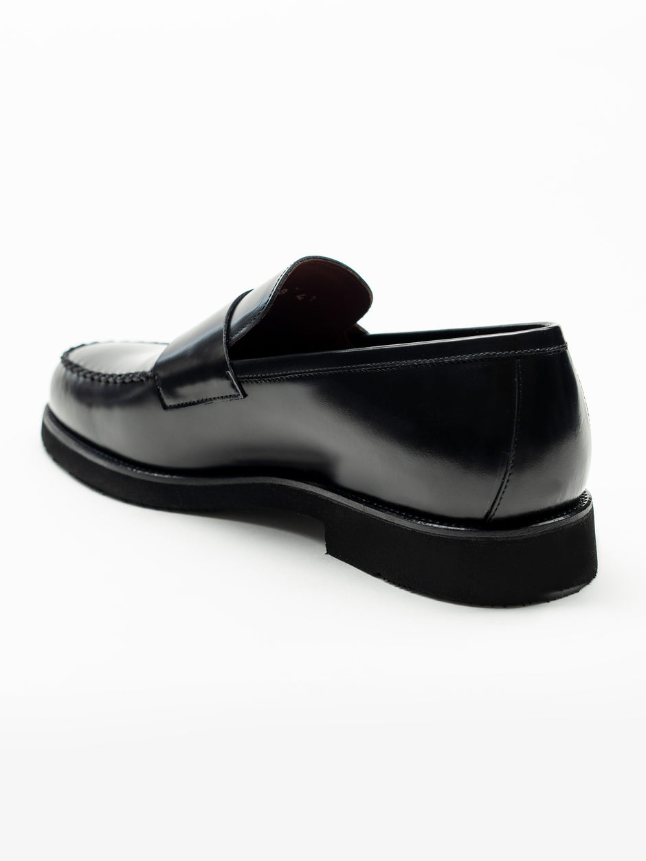 Mocasini Negri Barbati Piele Naturala Venetian Loafers BMan225 (8)