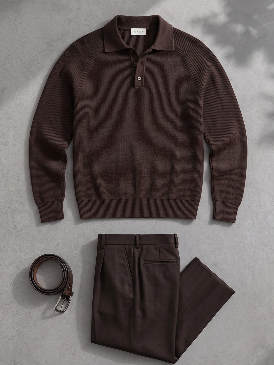 Tinuta Barbati Casual Maroon Bman1226 (1)