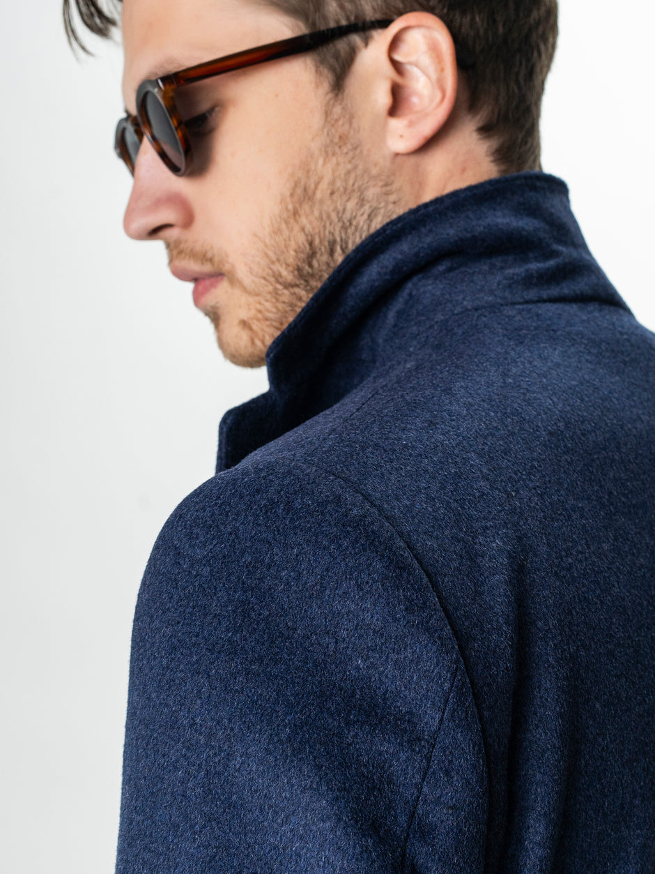 Palton Barbati Iarna Albastru 100% Lana Cu Vesta Detasabila BMan0004 (9)