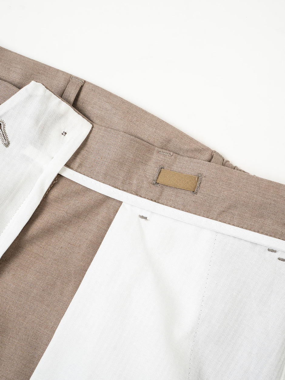 Pantaloni Barbati Casual Crem Din Lana BMan0104 (10)