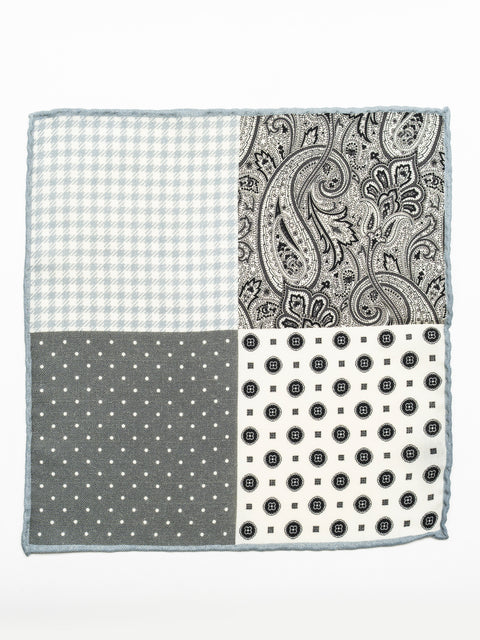 Batista Eleganta Barbati Gri cu Imprimeu BMan429