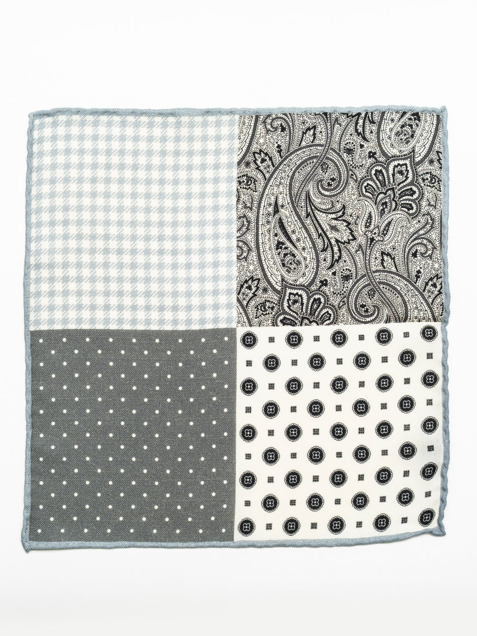 Batista Eleganta Barbati Gri cu Imprimeu BMan429 (1)