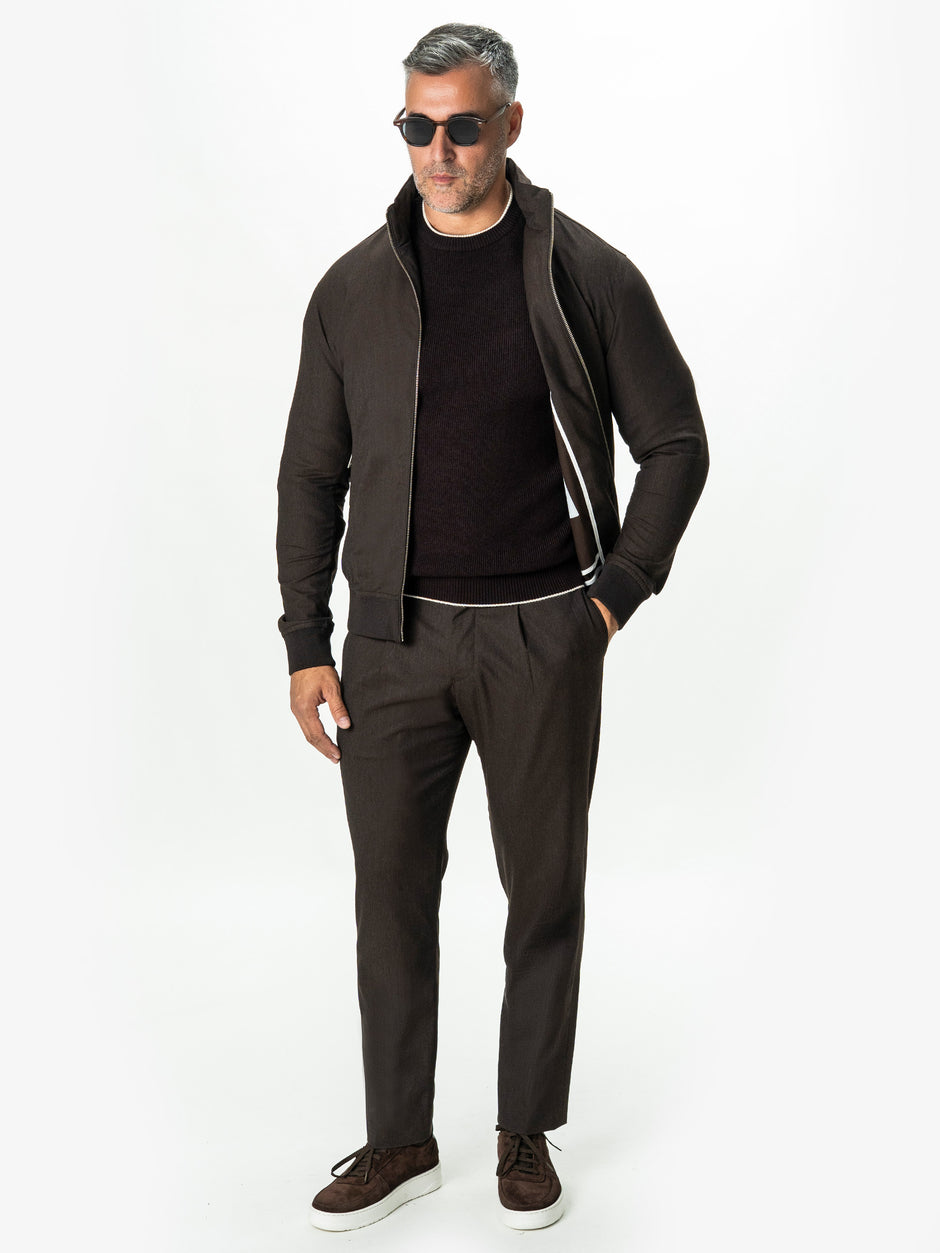 Tinuta Barbati Casual Mocca Bman1227 (2)