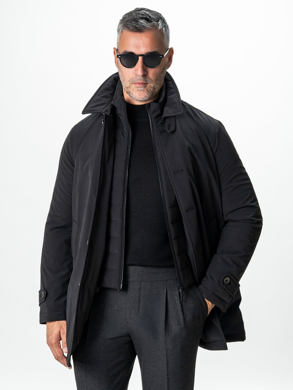 Pantaloni Cu Pense Barbati Gri Inchis Gurkha Toamna BMan702 (9)