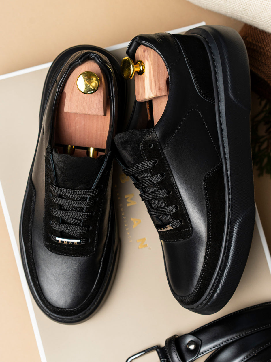 Pachet Cadou Barbati Incaltaminte Pantofi Cu Accesoriu Bman0027 (2)