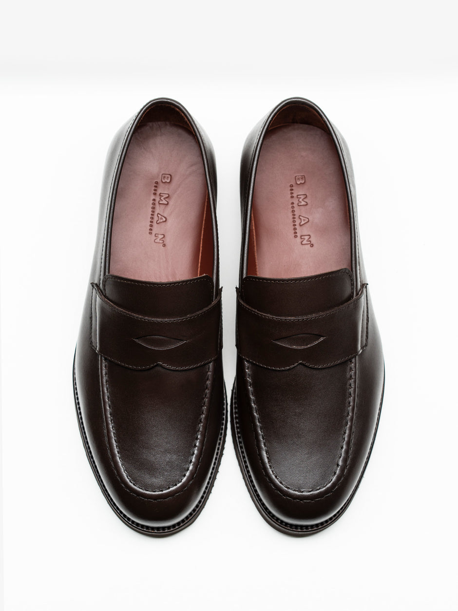 Mocasini Cafenii Barbati Din Piele Naturala Formal Loafers Bman222 (5)