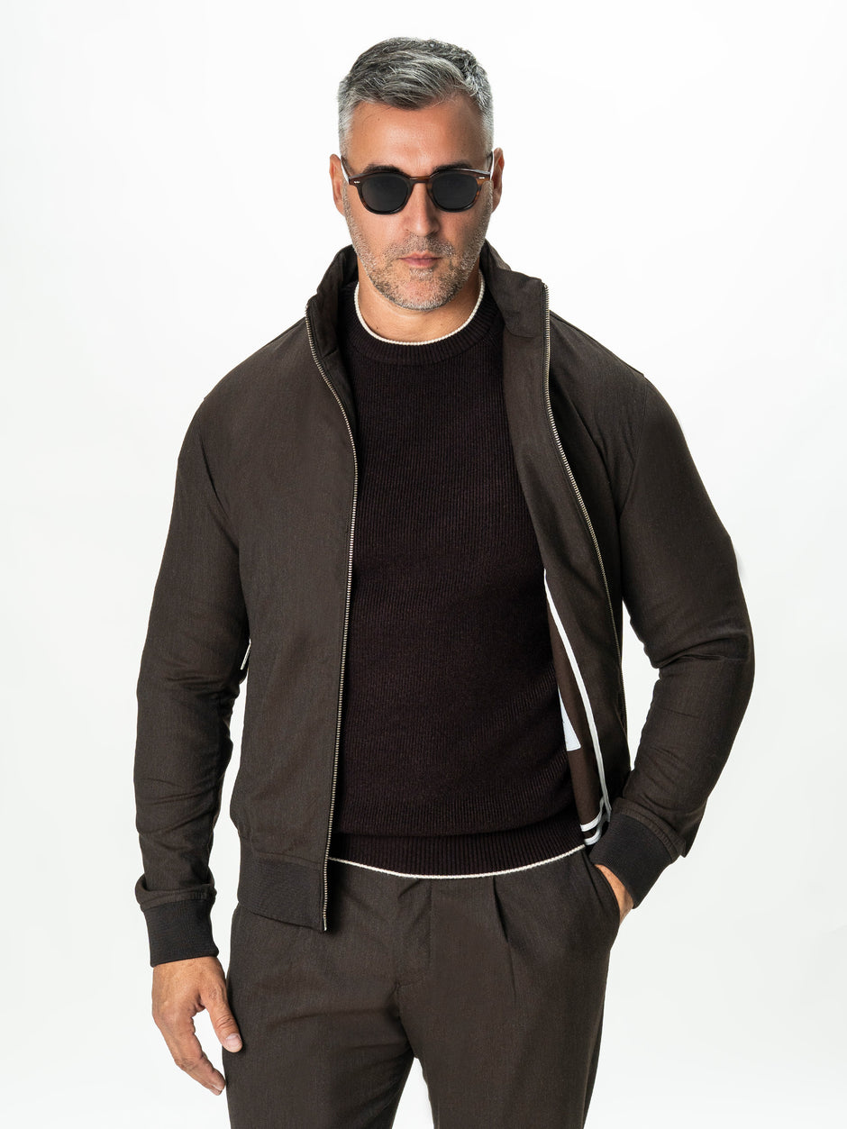 Tinuta Barbati Casual Mocca Bman1227 (3)