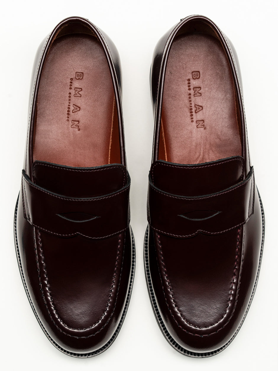 Mocasini Bordo Barbati Din Piele Naturala Formal Loafers Bman222 (6)
