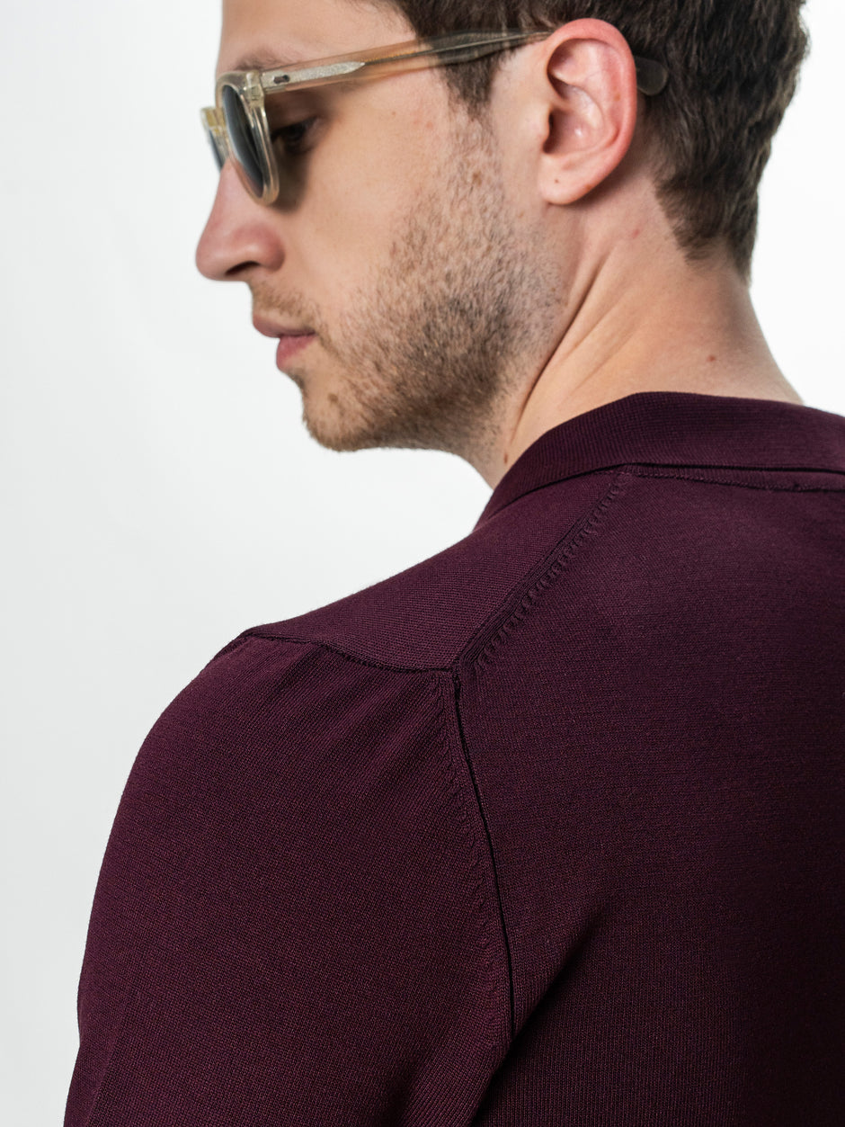 Tricou Polo Barbati Bordo Inchis BMan0103 (5)