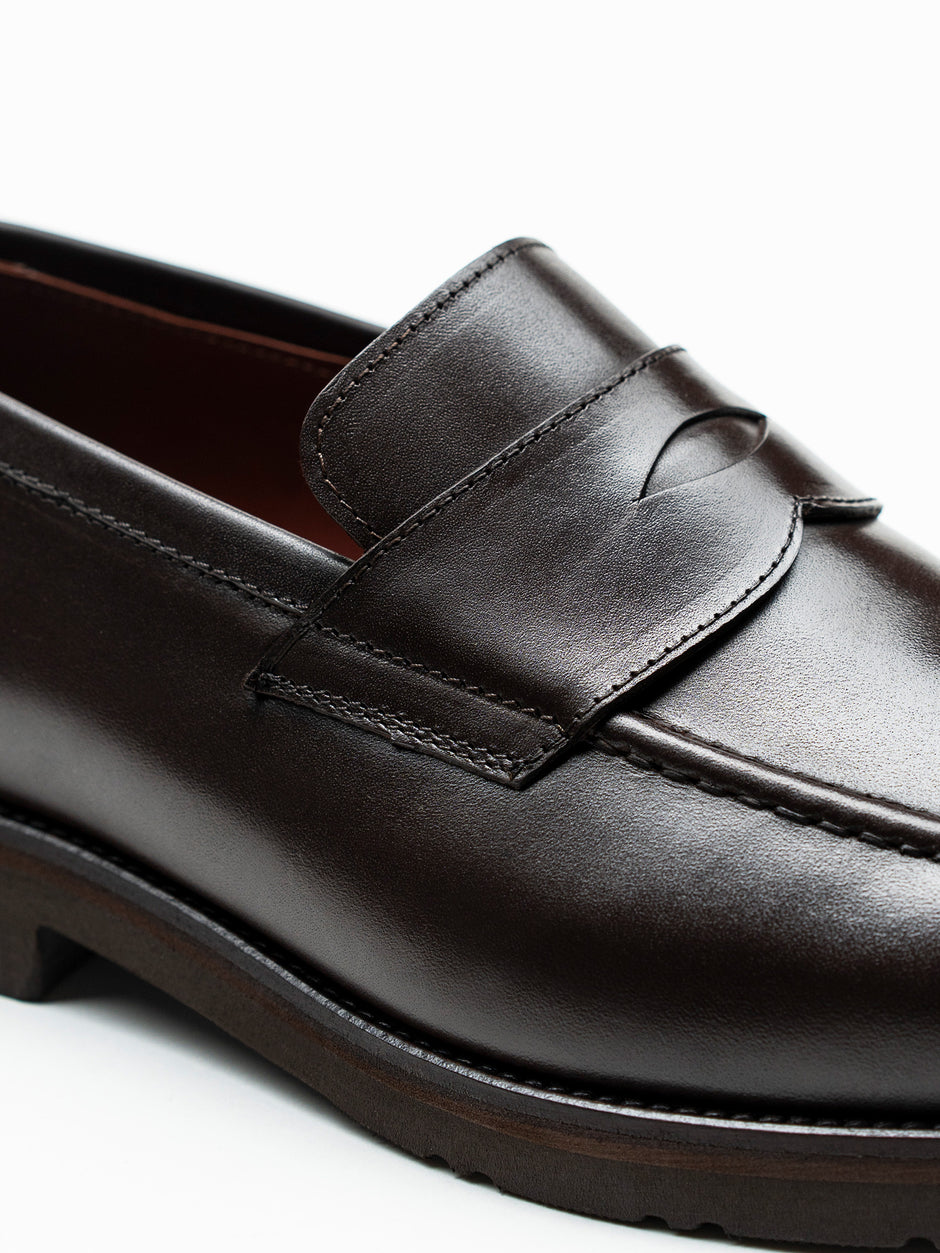 Mocasini Cafenii Barbati Din Piele Naturala Formal Loafers Bman222 (3)