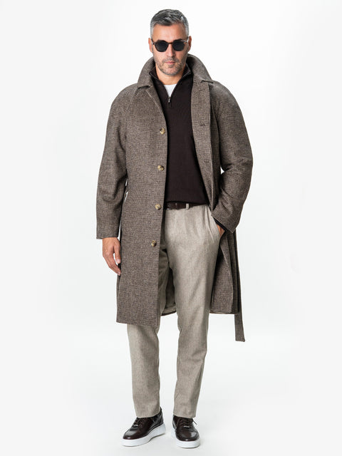 Pulover Cu Fermoar Barbati Maro Inchis Bumbac Parma Cottone BMan0001