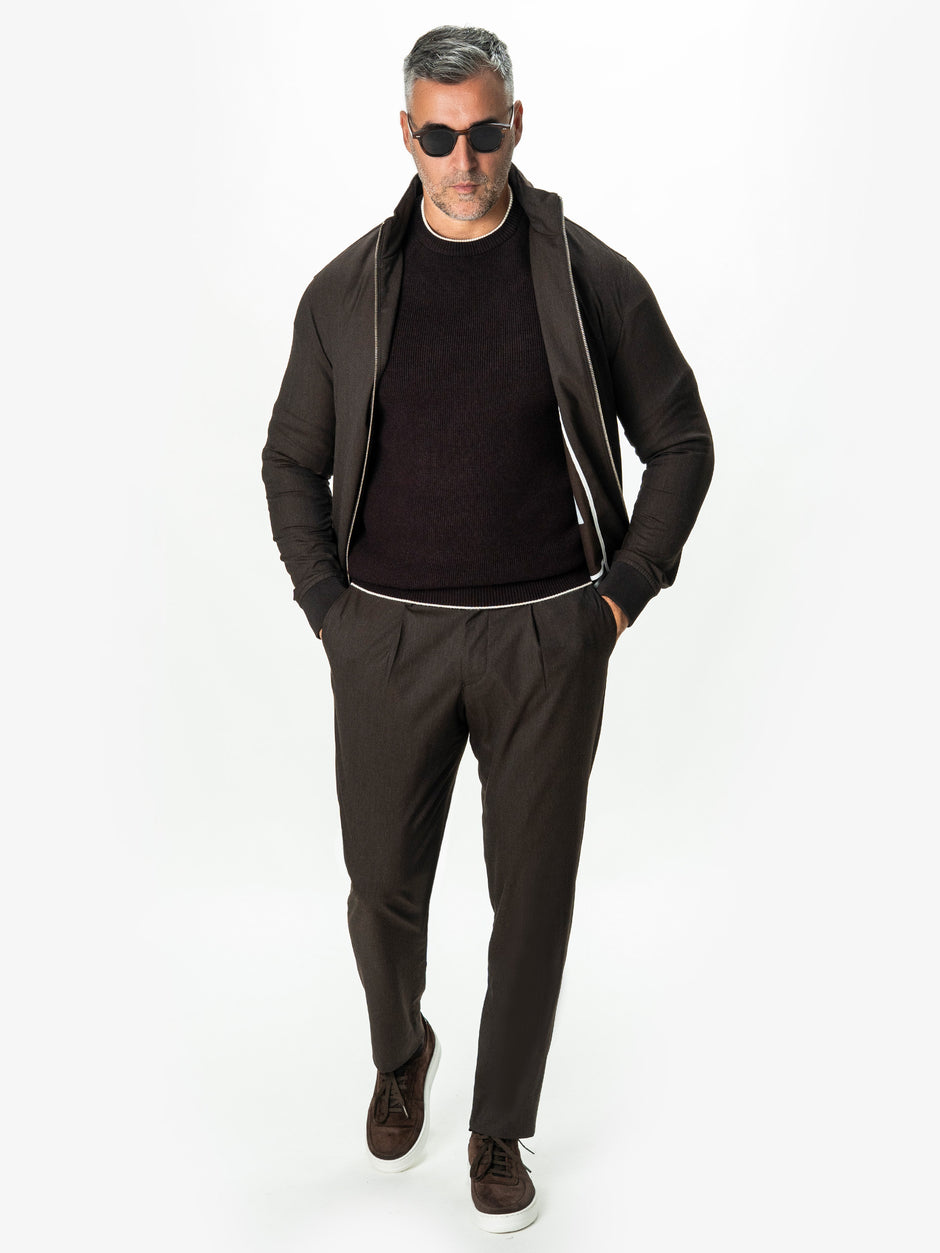 Tinuta Barbati Casual Mocca Bman1227 (4)