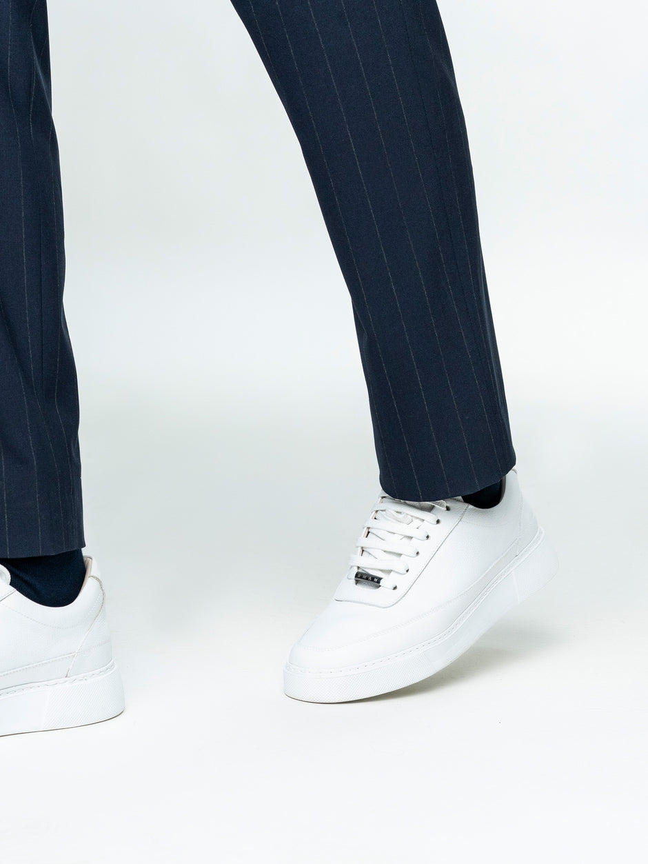 Pantaloni Barbati Casual Albastri Din Lana BMan0104 (7)