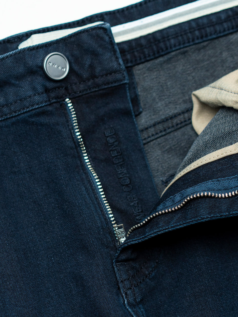 Blugi Barbati Bleumarin Inchis Denim Comfort Fit All Season BMan0005 (10)