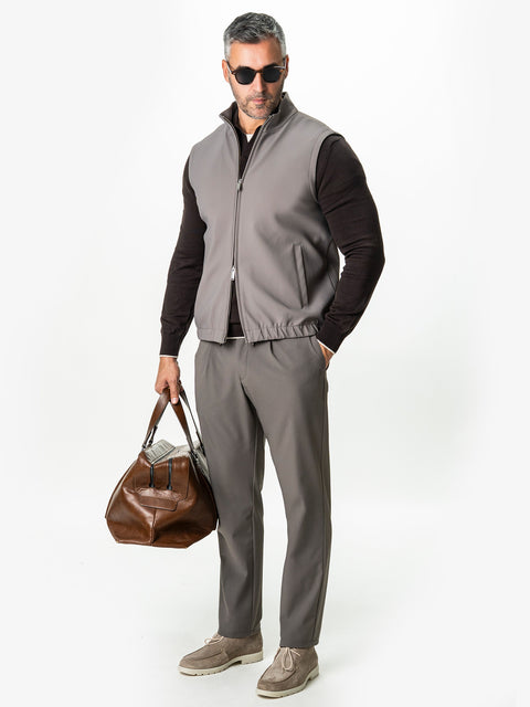 Vesta Premium Tip Jacketa Fara Maneci Gri BMan0003