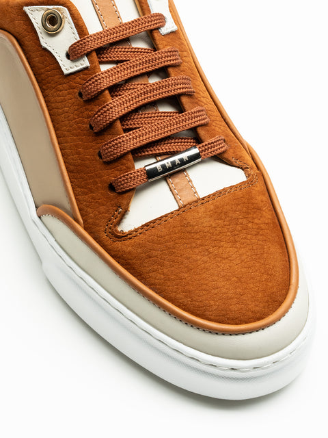 Pantofi Casual Barbati Tip Sneakers Maro&Crem Din 100% Piele Naturala Flother Bman0407 (9)