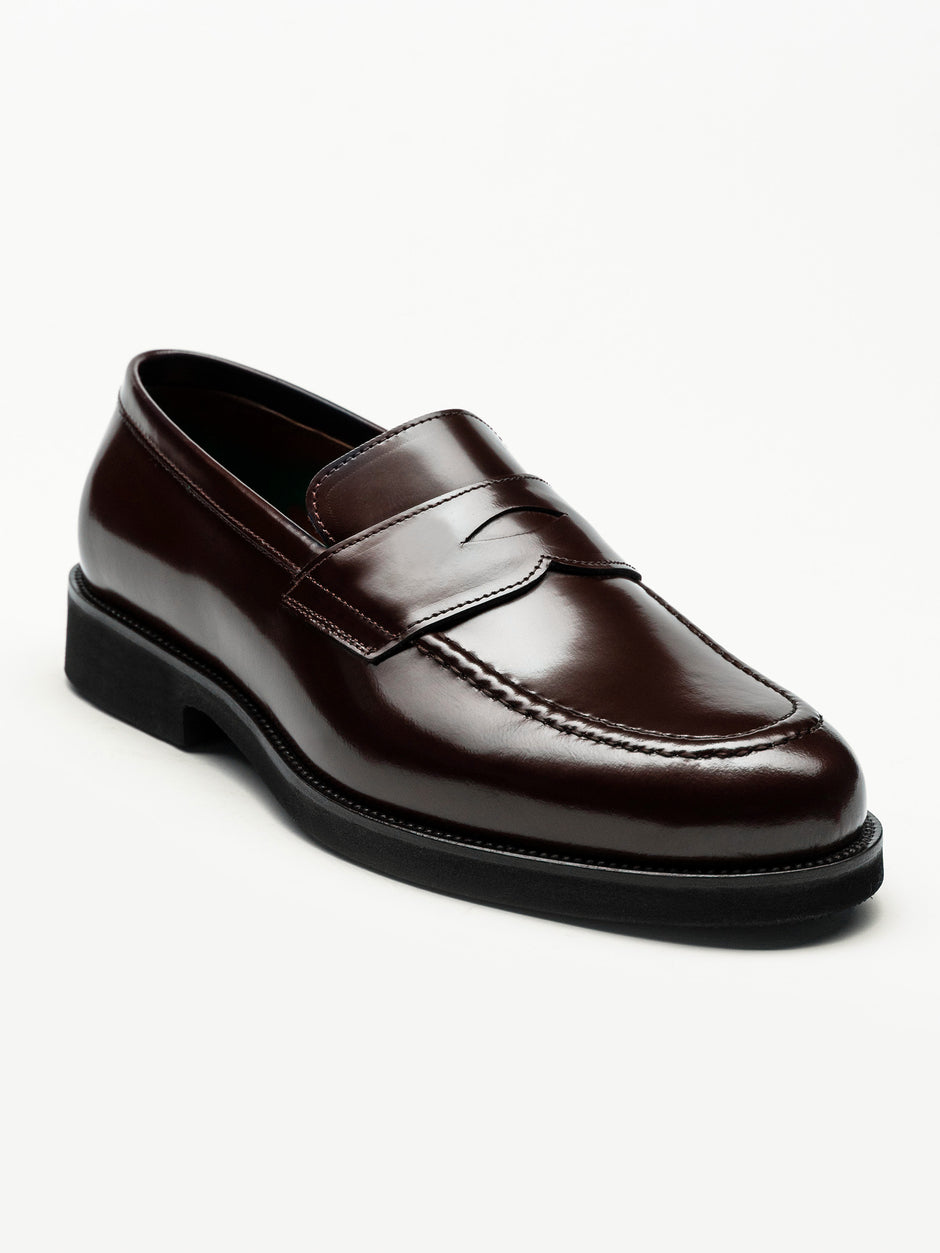 Mocasini Bordo Barbati Din Piele Naturala Formal Loafers Bman222 (2)