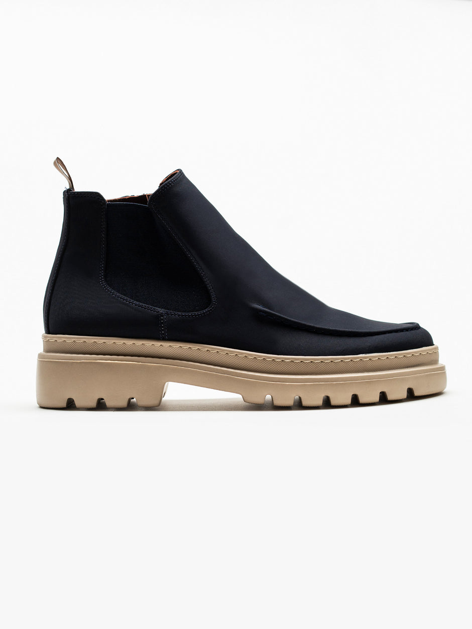 Ghete Barbati Bleumarin Impermeabile Si Interior Din Piele Cu Talpa Din Spuma BMan151 (5)