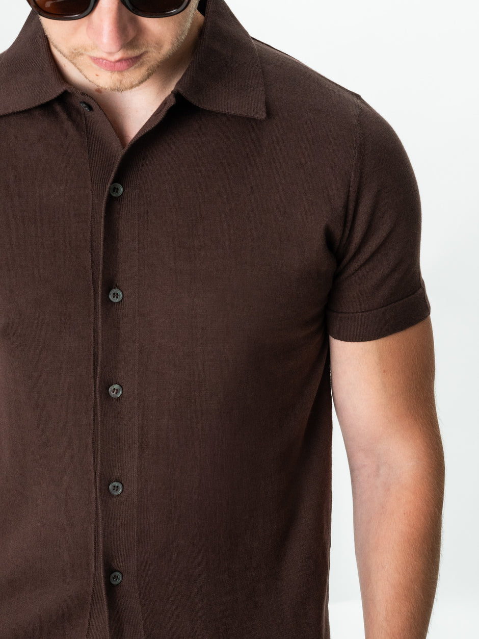 Tricou Vara Barbati Maro Inchis Cu Nasturi Guler Polo Bman291 (7)
