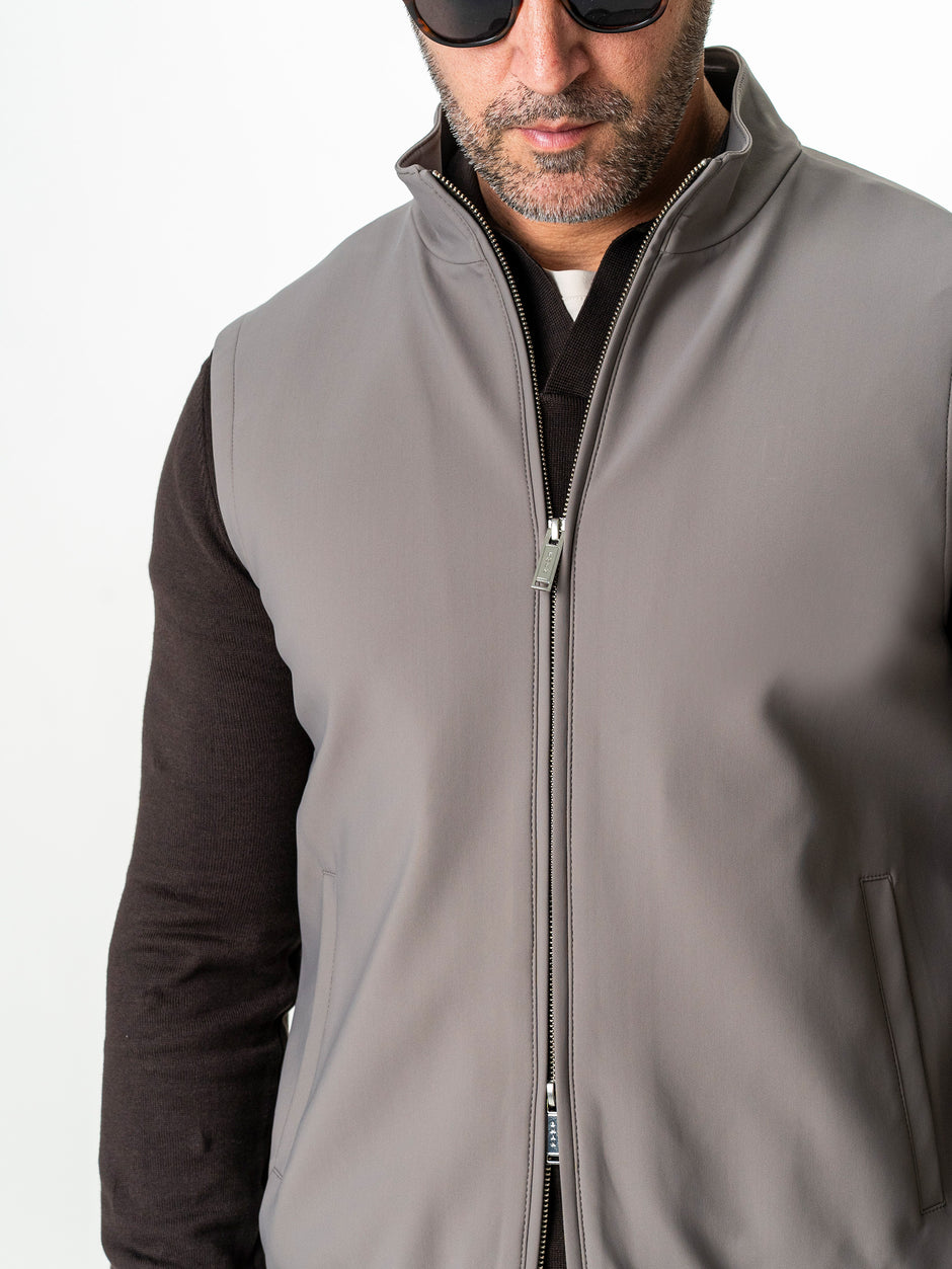 Vesta Premium Tip Jacketa Fara Maneci Gri BMan0003 (6)