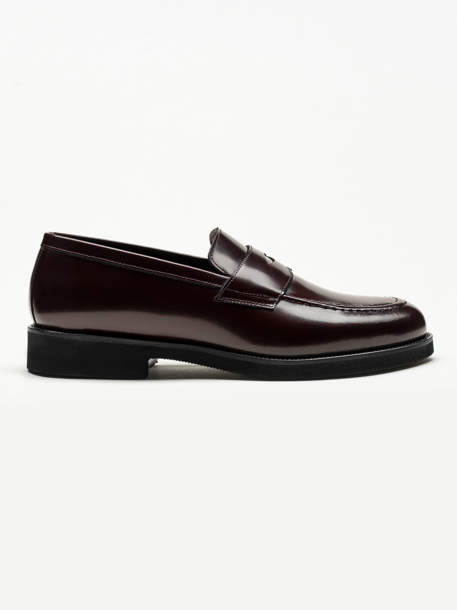 Mocasini Bordo Barbati Din Piele Naturala Formal Loafers Bman222 (5)