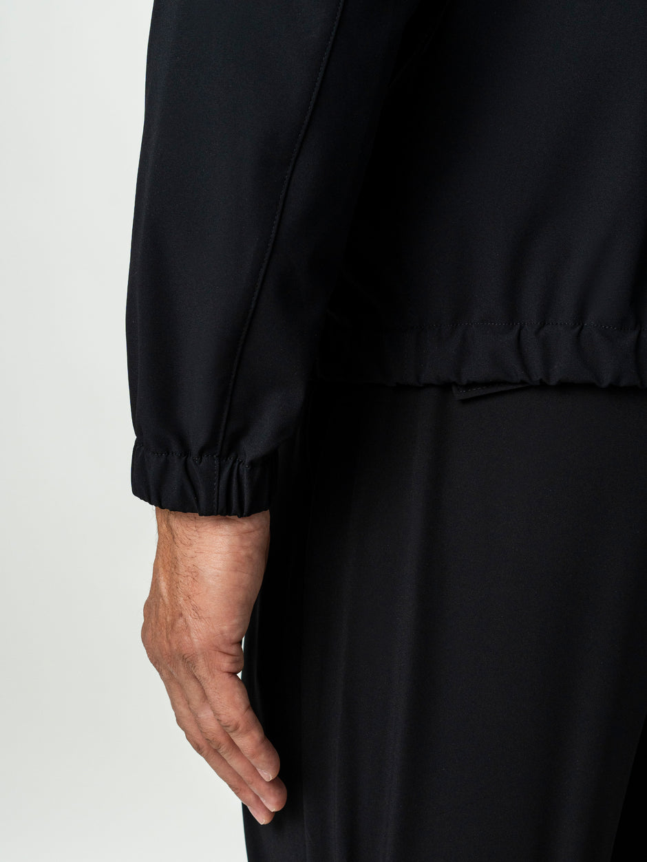 Jacheta Barbati Neagra Din Material Tehnic Elastic BMan0006 (8)