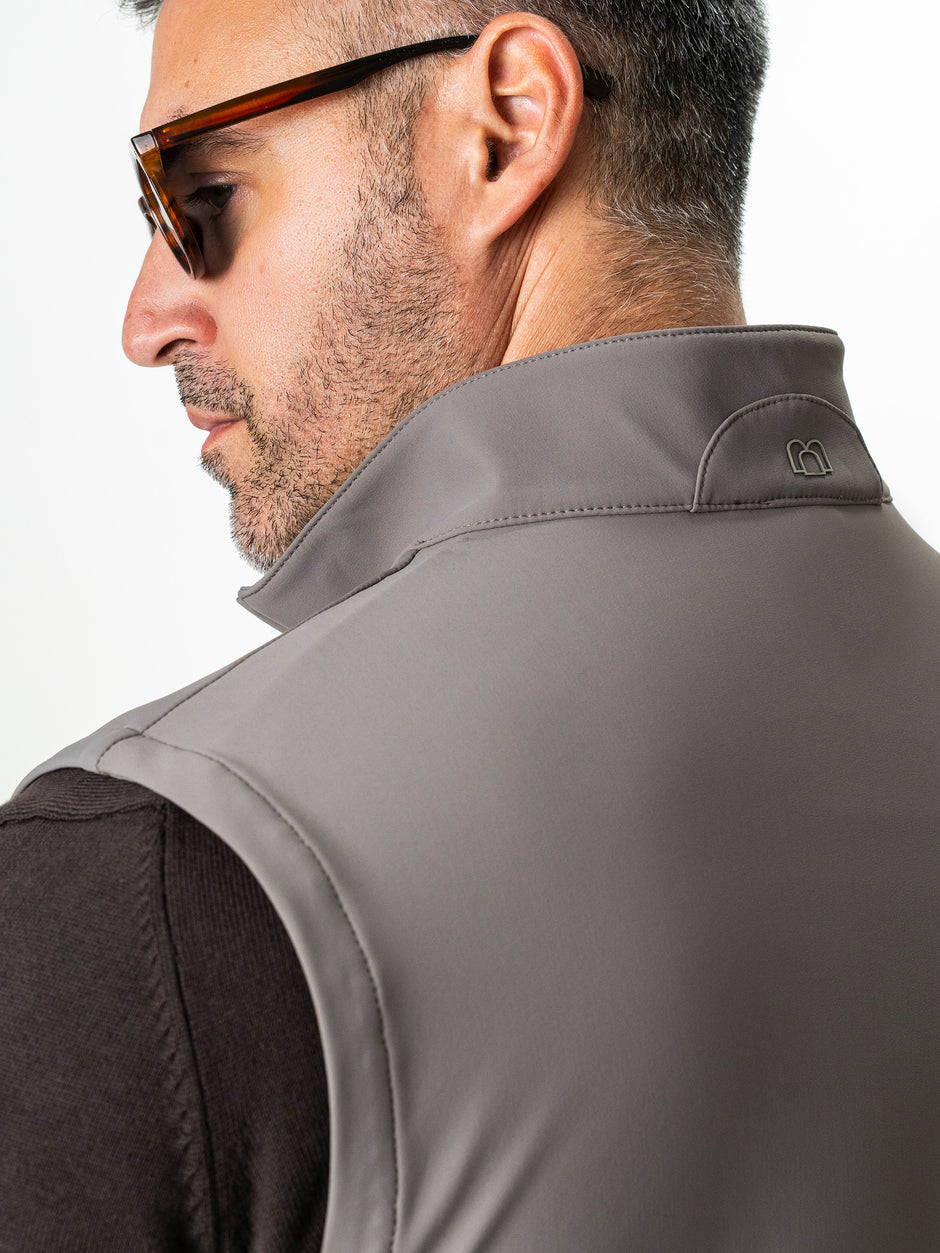 Vesta Premium Tip Jacketa Fara Maneci Gri BMan0003 (5)