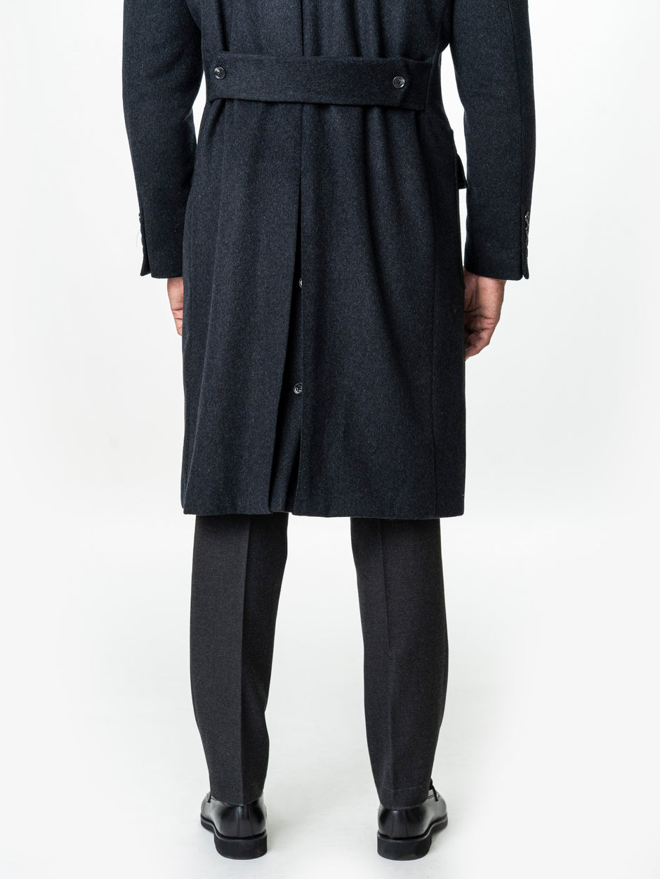 Palton Barbati Toamna-Iarna Gri Clasic Design Londonez BMan0002 (8)