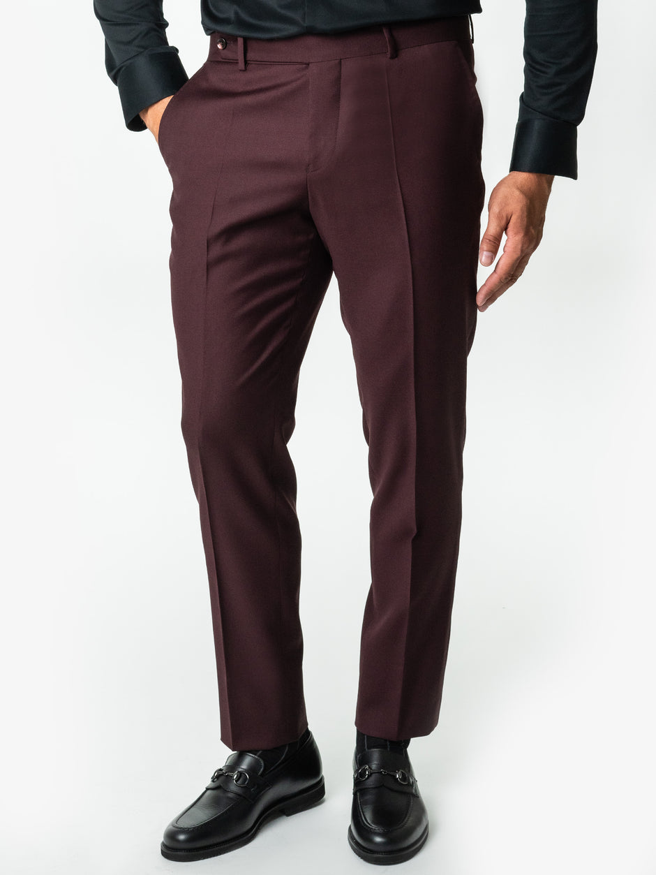 Costum Bordo Inchis Barbati Lana Vitale Barberis Super110 BMan0051 (8)
