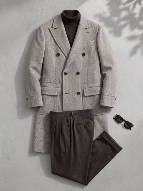 Tinuta Barbati Smart Casual Tobacco Bman1204