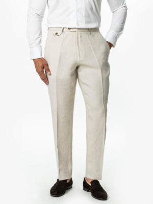Pantaloni Barbati Crem din In Natural BMan0004