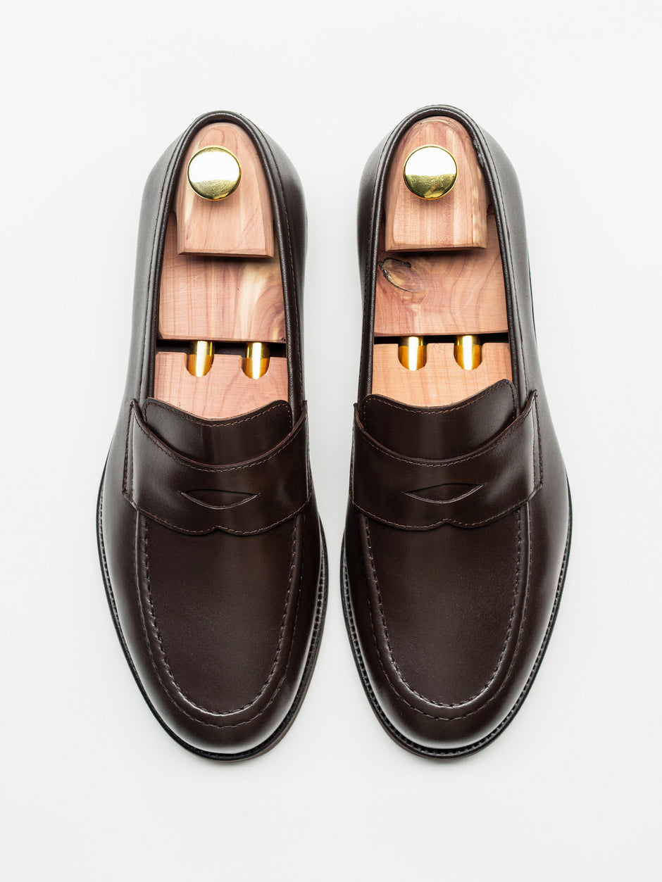 Mocasini Cafenii Barbati Din Piele Naturala Formal Loafers Bman222 (5)