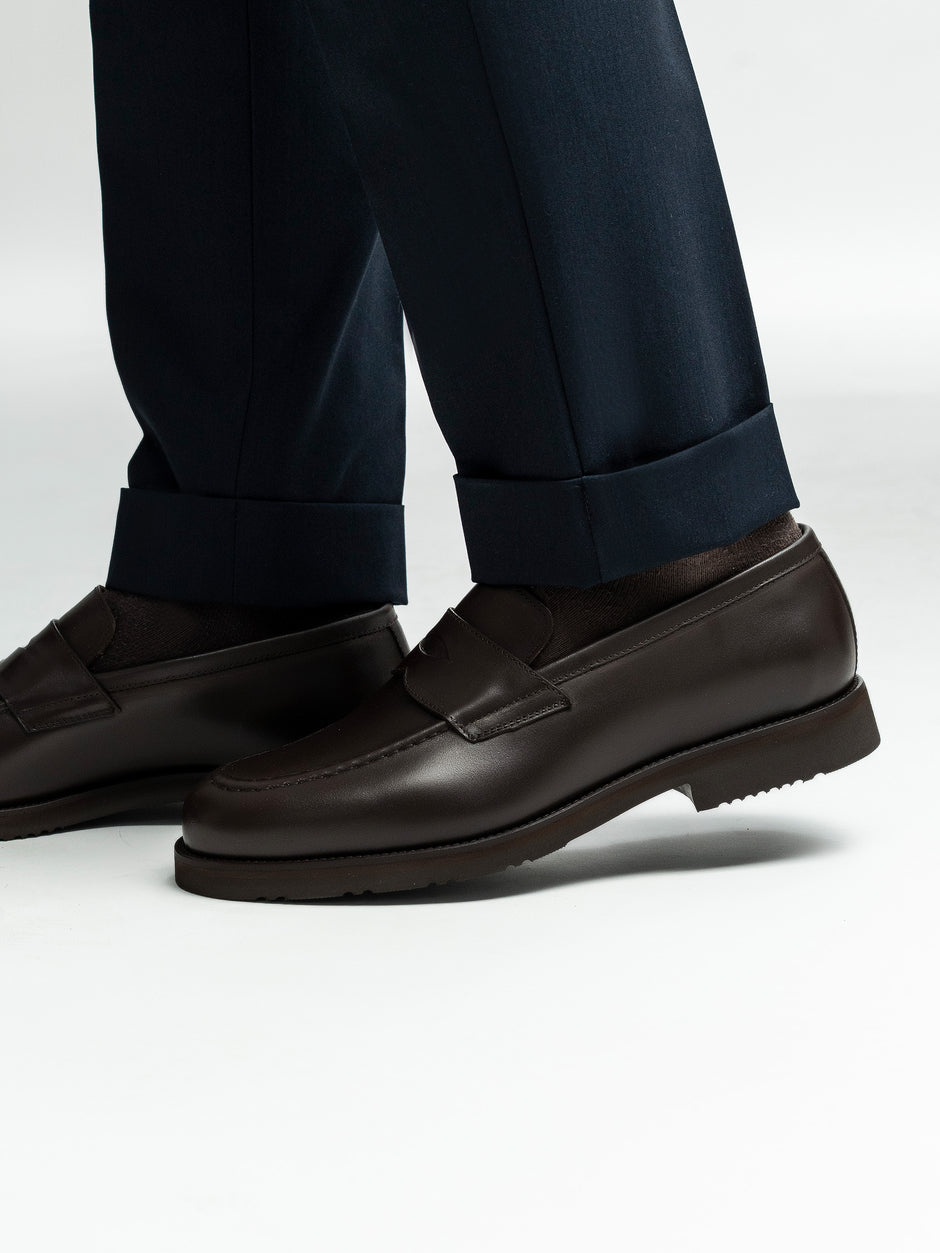 Mocasini Cafenii Barbati Din Piele Naturala Formal Loafers Bman222 (9)