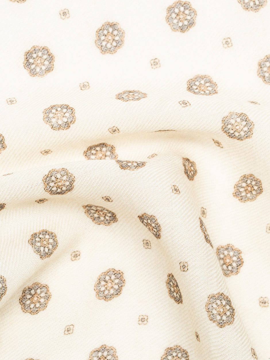 Batista Crem Barbati Din Lana 100% Imprimeu BMan412 (3)