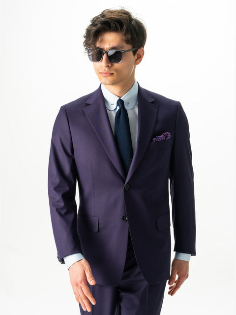 Costum Bărbați Mov Elegant De Vară Croială Modern Fit BMan0016 (6)