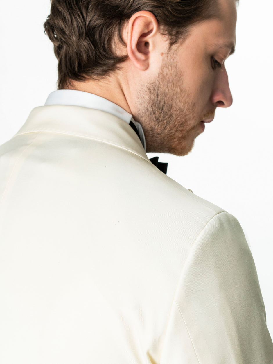 Costum Mire Smoking Alb Perla Lana Vitale Barberis SuperBio 21 Microni BMan342 (6)