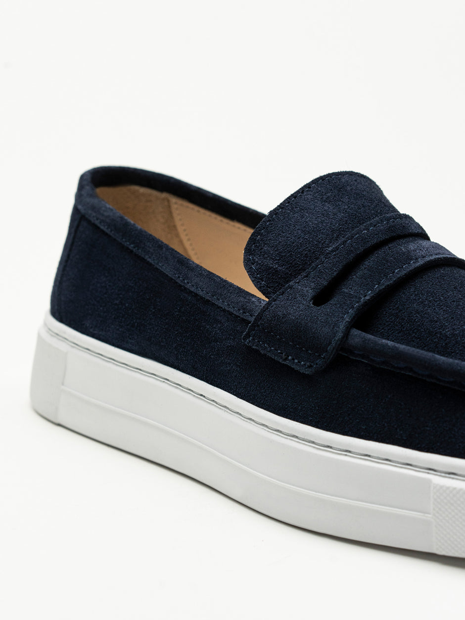 Mocasini Barbati Smart Casual Bleumarin De Vara Piele Naturala BMan217 (4)
