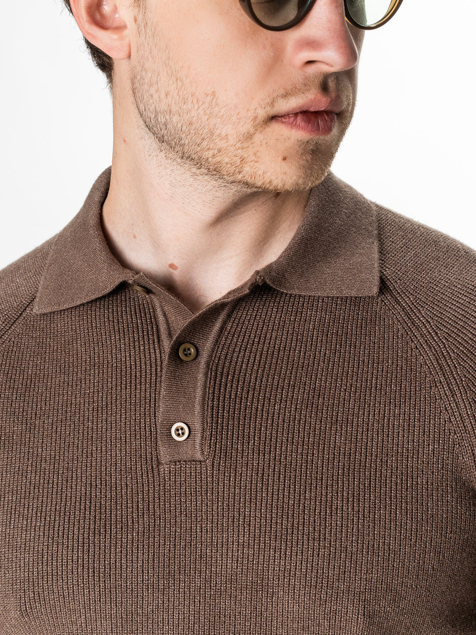 Pulover Polo Cappuccino Barbati Relaxed Fit BMan0118 (6)